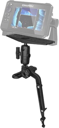 Strg Fish Finder Mountk، Kaya Universal Fish Finder Mount 1.5 "قاعدة كروية جبل إلكتروني بحري للقوارب، ذراع تثبيت محول الطاقة متوافق مع Scotty، Lowrance، Garmin Fish Finder in Kuwait