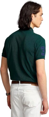 Polo Ralph Lauren Classic Fit Mesh Triple Pony Polo Shirt (XXL, ClgGreen) in Saudi Arabia