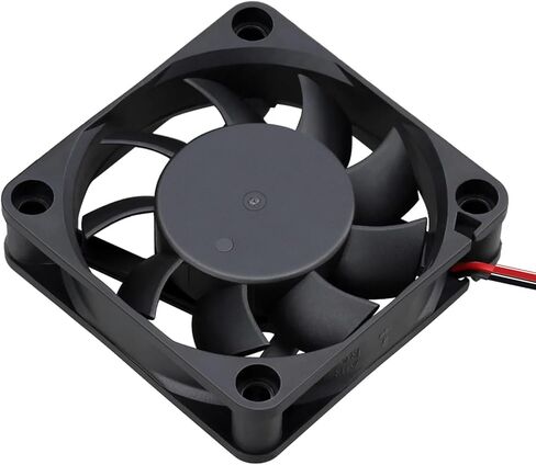 WINSINN DC 60mm Fan 24V 6015 Dual Ball Bearing Brushless Cooling 60x15mm 2PIN (Pack of 2Pcs) in Saudi Arabia