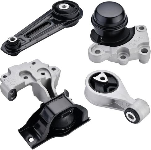 4 قطعة حامل محرك المحرك واستبدال جبل Trans لـ 2008-2013 Nissan Rogue 2.5L 丨2014-2015 Rogue Select 2.5L Repalces # A7370 A7384 A4351 A4352 in Kuwait