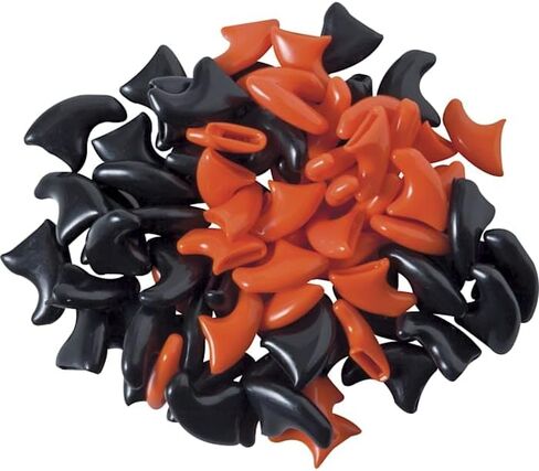 Soft Claws Safe Scratch-Free Solution for Cats - CLS (Cleat Lock System), Size: Large, Color: Halloween (Orange & Black) in Saudi Arabia