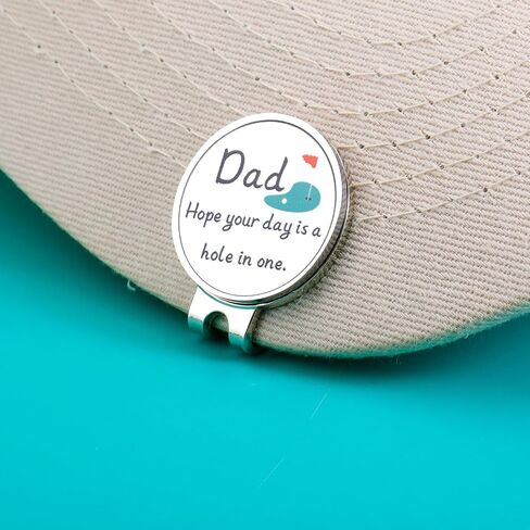 ARKUKU Golf Ball Marker Fathers Day Christmas Valentines Gifts for Men Hat Clip in Saudi Arabia