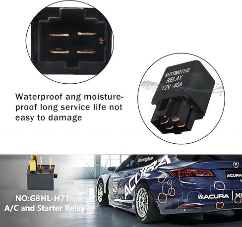 2 قطعة 12 فولت استبدال مرحل تكييف هواء السيارة لتطبيق التدفئة والتبريد، مرحل HVAC للمركبات الثقيلة، ملحقات مرحل مروحة السيارات العالمية المقاومة للماء لشاحنة الدفع الرباعي (أسود) in Kuwait