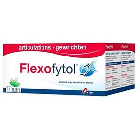 Flexofytol Bio-optimized Turmeric Extract for Joints and Arthritis - 180 Gel-Caps