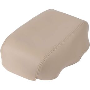 OCPTY Armrest Center Console Lid Skin Cover Leather for 2007 2008 2009 2010 2011 Camry(Beige)