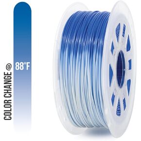 Gizmo Dorks 1.75mm PLA Filament 1kg / 2.2lb for 3D Printers, Color Change Purple to Pink