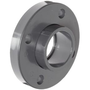 Spears 854-020 PVC Pipe Fitting, Van Stone Flange, Class 150, Schedule 80, Gray, 2" Socket