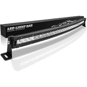 42 Inch Curved Led Light Bar - 52000LM Spot Flood Combo Beam Curved Single Row Led Light Bar Automotive LED Fog/Offroad/Driving Lights LED Bars, LED Work Lights for Truck Car ATV UTV Boat Golf Cart