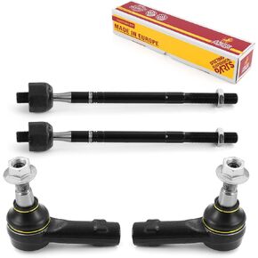 Made in Europe - Metrix Premium 4 PCS Inner and Outer Tie Rod End Kit EV801090, ES800655, ES800656 Fits 2007-2015 Audi Q7, 2003-2016 Porsche Cayenne, 2004-2017 Volkswagen Touareg