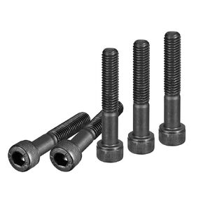 DTGN M6x60mm Socket Head Cap Screws Bolts, 20Pcs 12.9 Grade Alloy Steel, Metric Machine Hex Socket Screw, Hex Drive, Black Oxide Finish, UNC Coarse Thread Partially Threaded
