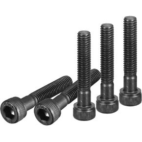 DTGN M6x60mm مسامير غطاء رأس المقبس، 20 قطعة 12.9 درجة سبائك الصلب، برغي مقبس سداسي للآلة المترية، محرك سداسي، لمسة نهائية من أكسيد أسود، خيط خشن UNC ملولب جزئيًا in Saudi Arabia