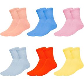 Diamond Star Diabetic Socks, Non-Binding Circulatory Cushion Cotton Crew & Anke Diabetic Socks for Women