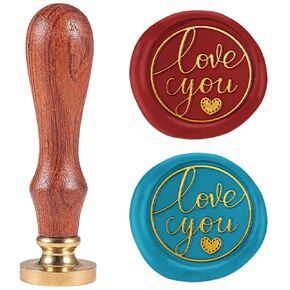DELORIGIN 1" Butterfly Ballet Wax Seal Stamp Retro Sealing Stamps Removable Brass Head Seal Stamp with Wooden Handle Sealing Wax for Envelope Greeting Card Letter Wedding Invitations Gift Wrapping
