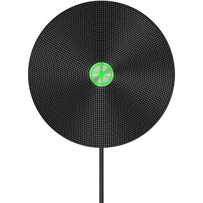 PowerMic Conference USB Microphone, 360° Omnidirectional Metal Microphone with AI Echo and Noise Cancellation for Meeting Room & Home Office