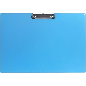 11 x 17 Clipboards with Ruler Extra Large Clipboard Landscape 11x17 Clipboard Low Profile Clip Art Clipboard Plastic Drawing Clipboard Blue Pack of 1