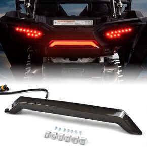 SAUTVS UTV Center Tail Light 3rd Third Brake Light, Smoked Black Rear Center Accent Lamp Taillight Stop Light for Polaris RZR XP 1000/ XP4 1000 2014-2018 Accessories (1PCS)