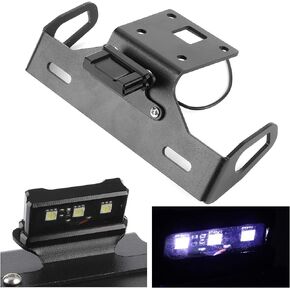 Motorcycle Tail License Plate Holder W/LED Light Fit for Kawasaki Z800 2013‑2018 motorcycle license plate bracket eliminator kit universal holder eliminator rack tail light