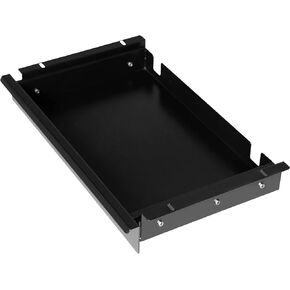 Frassie 15.75 inch Under Desk Pull-Out Drawer Office Mounted Sliding Metal Pencil Drawer for Standing Desk