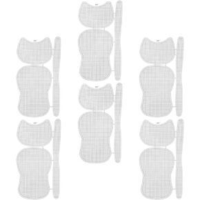 VICASKY 6pcs Plastic Mesh Canvas Sheets Embroidery Making Woven Bag Cross Plate Crossbody DIY Sewing Kit for Crafts Embroidery, Acrylic Yarn Crafting, Knit Crochet Projects