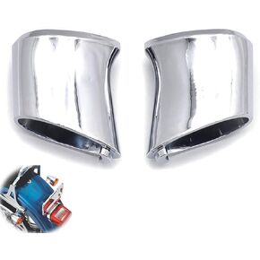 HongK- 1" Narrow Chrome Rear Turn Signal Mount Bracket Compatible with Dyna 02-17 FXD/ 07-08 FXDB/ 02-05 FXST/ 18-Later Softail [P/N: MT224-020ST-CD]