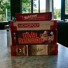 4 Pack: Repair & Protect Your Game & Puzzle Box. 4 sets fit 4 boxes.Clip over corners, reinforce box. Protect new boxes. Small, Med Large X Large set for a range of box heights. (Clear)