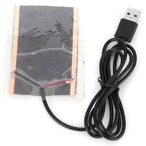 Zerodis USB Reptile Carbon Fiber Heating Film, Bending Resistant Constant Temperature Heating Pad for Reptiles Tortoise Snakes Lizard Gecko Hermit Crab Turtle Amphibians