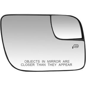 Senzeal Passenger Side Heated Mirror Glass Replacement for Ford Explorer 2011-2019 Blind Spot Mirror Glass BB5Z-17K707-B (Right Side)