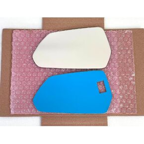 New Replacement Mirror Glass with Full Size Adhesive for 2016-2024 Chevrolet Camaro Driver Side View Left LH