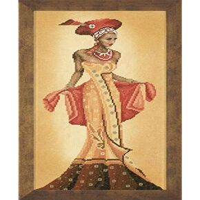 Lanarte African Fashion Counted Cross Stitch Kit