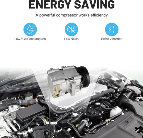 New AC Air Condition Compressor with Clutch for 02-05 Ford Excursion 5.4L 6.0L 6.8L, 94-02 Ford Crown Victoria 4.6L, 04-06 F-150 5.4L in Saudi Arabia