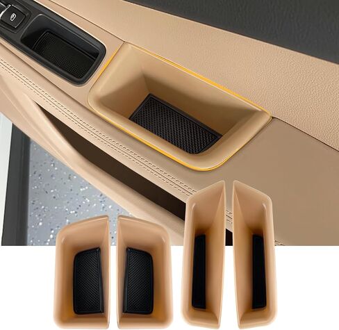 LFOTPP 5 Series Accessories for 2018-2020 2021 2022 2023 B*MW 5 Series G30 G31 530e Door Storage Box Interior Door Tray Organizer Armrest Box (2PCS for Front Door) in Saudi Arabia