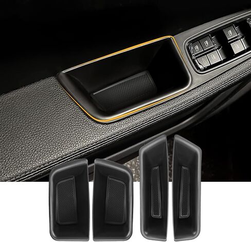 LFOTPP 5 Series Accessories for 2018-2020 2021 2022 2023 B*MW 5 Series G30 G31 530e Door Storage Box Interior Door Tray Organizer Armrest Box (2PCS for Front Door) in Saudi Arabia