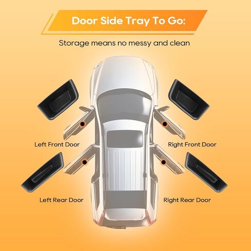 LFOTPP 5 Series Accessories for 2018-2020 2021 2022 2023 B*MW 5 Series G30 G31 530e Door Storage Box Interior Door Tray Organizer Armrest Box (2PCS for Front Door) in Saudi Arabia