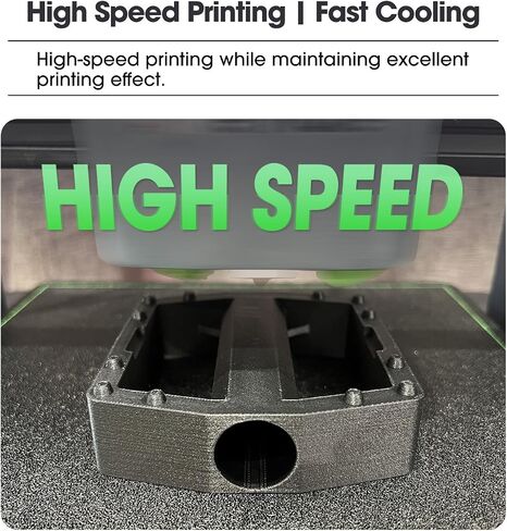 eSUN Carbon Fiber PLA Filament 1.75mm, Matte Texture 3D Printer Filament Carbon Fiber Reinforced PLA for Fast Printing, 1KG Spool (2.2 LBS) 3D Printing Filament for 3D Printers, Black in Saudi Arabia