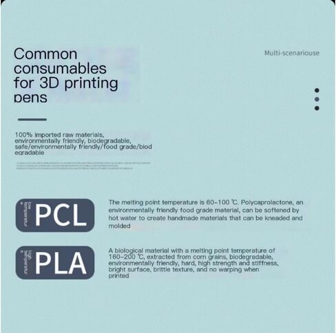 إعادة تعبئة خيوط PLA 100 متر لقلم الطباعة ثلاثي الأبعاد 30 لونًا مختلطًا 1.75 مم متوافق مع قلم الطباعة MYNT3D / SCRIB3D والأقلام ثلاثية الأبعاد الأخرى in Saudi Arabia