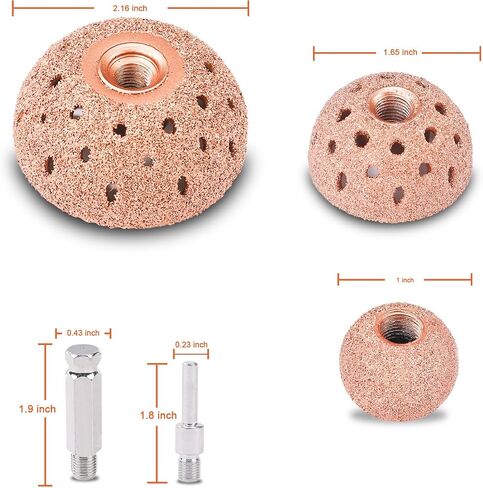 Tire Patch Repair Tools Tire Tungsten Carbide Buffing Wheels 25mm 42mm Tire Patch Roller Scraping Cutter for Car Tire Grinding Polishing Accessories Kit in Saudi Arabia
