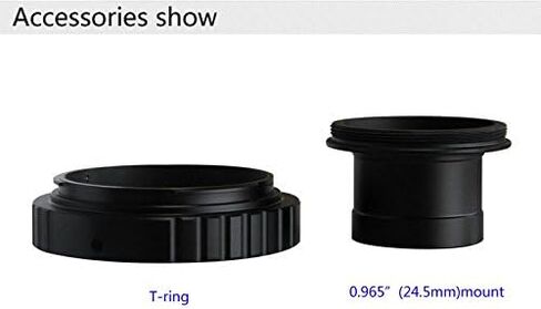 حامل Solomark T T2 لمحول تلسكوب كاميرات Canon Eos SLR مع منافذ عدسة 0.965 بوصة in Kuwait