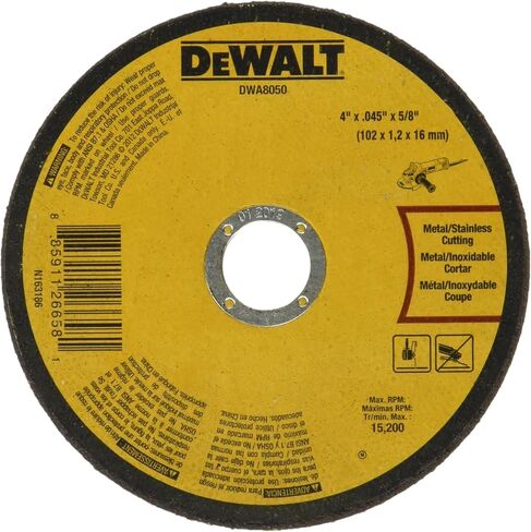 DEWALT DWA8050 4 x .045 x 5/8 T1 Cutting in Saudi Arabia