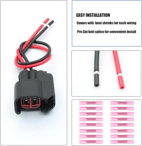 سلك توصيل موصل ضفيرة حاقن الوقود، حزام توصيل أنثى لملف الإشعال متوافق مع Fo-rd F150 F250 Super Duty E150 E250 E350 E450 Mustang Taurus Crown Victoria Explorer Edge Flex Escape in Kuwait