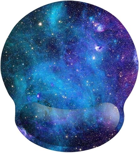 Ergonomic Memory Foam Wrist Support Mouse Pad Comfortable Padded Wrist Mousepads 9in X10in Pain Relief Desktop Mouse Mat (Beautiful Mandala Foam) in Saudi Arabia