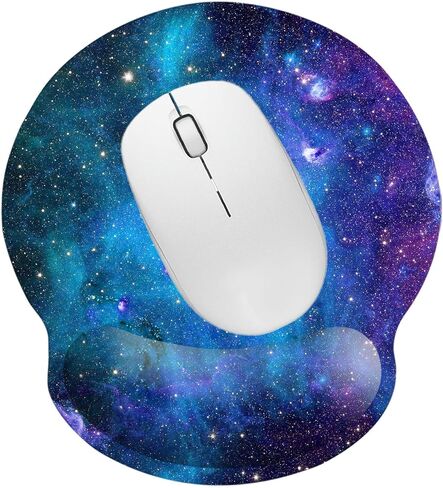 Ergonomic Memory Foam Wrist Support Mouse Pad Comfortable Padded Wrist Mousepads 9in X10in Pain Relief Desktop Mouse Mat (Beautiful Mandala Foam) in Saudi Arabia