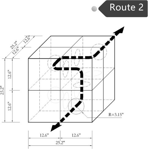 كبير 3D متاهة القط مكعب وحدات من الورق المقوى صندوق إخفاء البيت، سرير نفق القط، إخفاء والبحث عن قلعة مسرح للقطط المتعددة in Kuwait