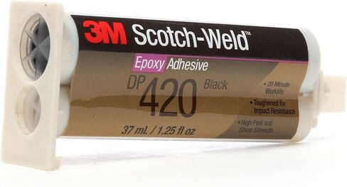 3M Scotch-Weld Epoxy Adhesive DP420 Black, 1.25 fl oz (Pack of 1) in Saudi Arabia