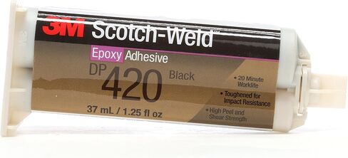 3M Scotch-Weld Epoxy Adhesive DP420 Black, 1.25 fl oz (Pack of 1) in Saudi Arabia