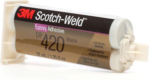 3M Scotch-Weld Epoxy Adhesive DP420 Black, 1.25 fl oz (Pack of 1) in Saudi Arabia