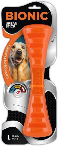 BIONIC Urban Stick Dog Toy, Small - Interactive Dog Chew Toy That Stands Up to The Toughest Chewers, for Dogs up to 20 lbs. (9 kg) in Kuwait