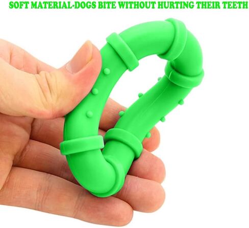 Dog Chew Toys for Aggressive Chewers Dog Chew Toys for Small Dogs Natural Rubber Puppy Teething Toys 2 pcs in Saudi Arabia