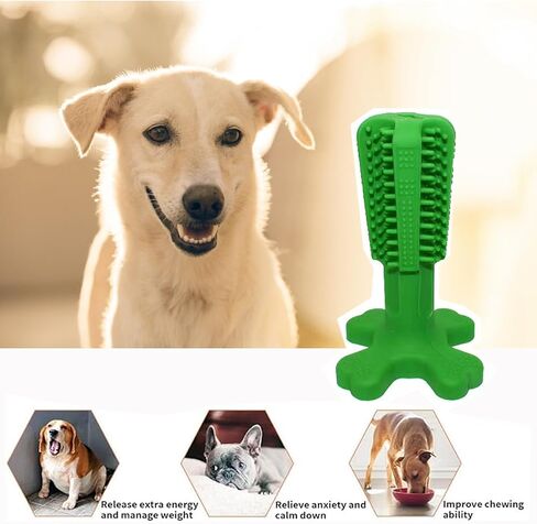 GGSTSL Dog Teething Toy,Chew Toys,Dog Toys for Chewers, Durable Dog Teething Chew Toys for Dog, Dog Toothbrush Chew Toys for Medium/Small Puppies in Saudi Arabia