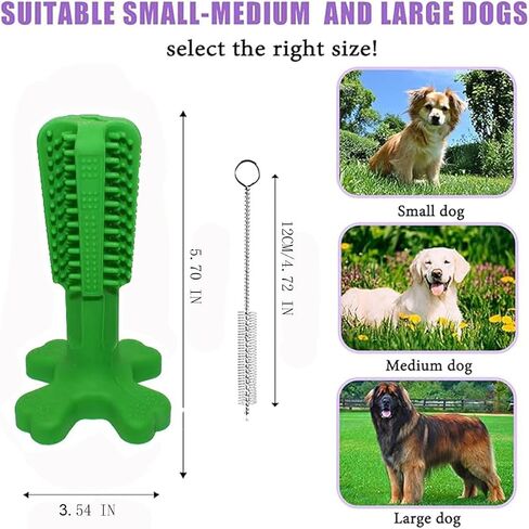 GGSTSL Dog Teething Toy,Chew Toys,Dog Toys for Chewers, Durable Dog Teething Chew Toys for Dog, Dog Toothbrush Chew Toys for Medium/Small Puppies in Saudi Arabia