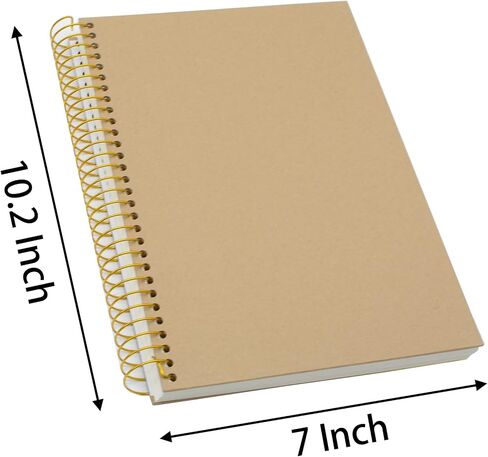 Yansanido Large Spiral Notebook, 5 Pcs B5 Thick Paper Hardcover 7mm College Ruled 5 Colors 150 Sheets -300 Pages Journals for Study, Work, Travel and Notes (5 Color) in Saudi Arabia